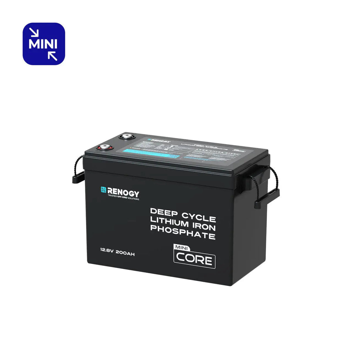 12V 200Ah LiFePO4 Battery w/ Low-Temperature Protection
