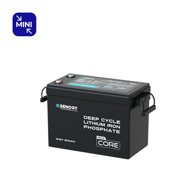 12V 200Ah LiFePO4 Battery w/ Low-Temperature Protection