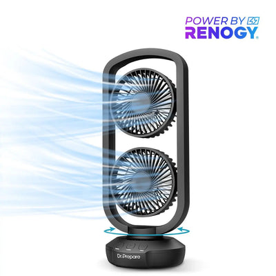 Dr.Prepare 15" Portable USB Desk Fan