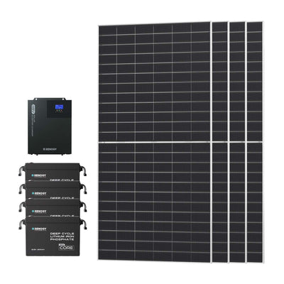 14.4kWh Power Kit | 4*590W Panel, 3500W Inverter