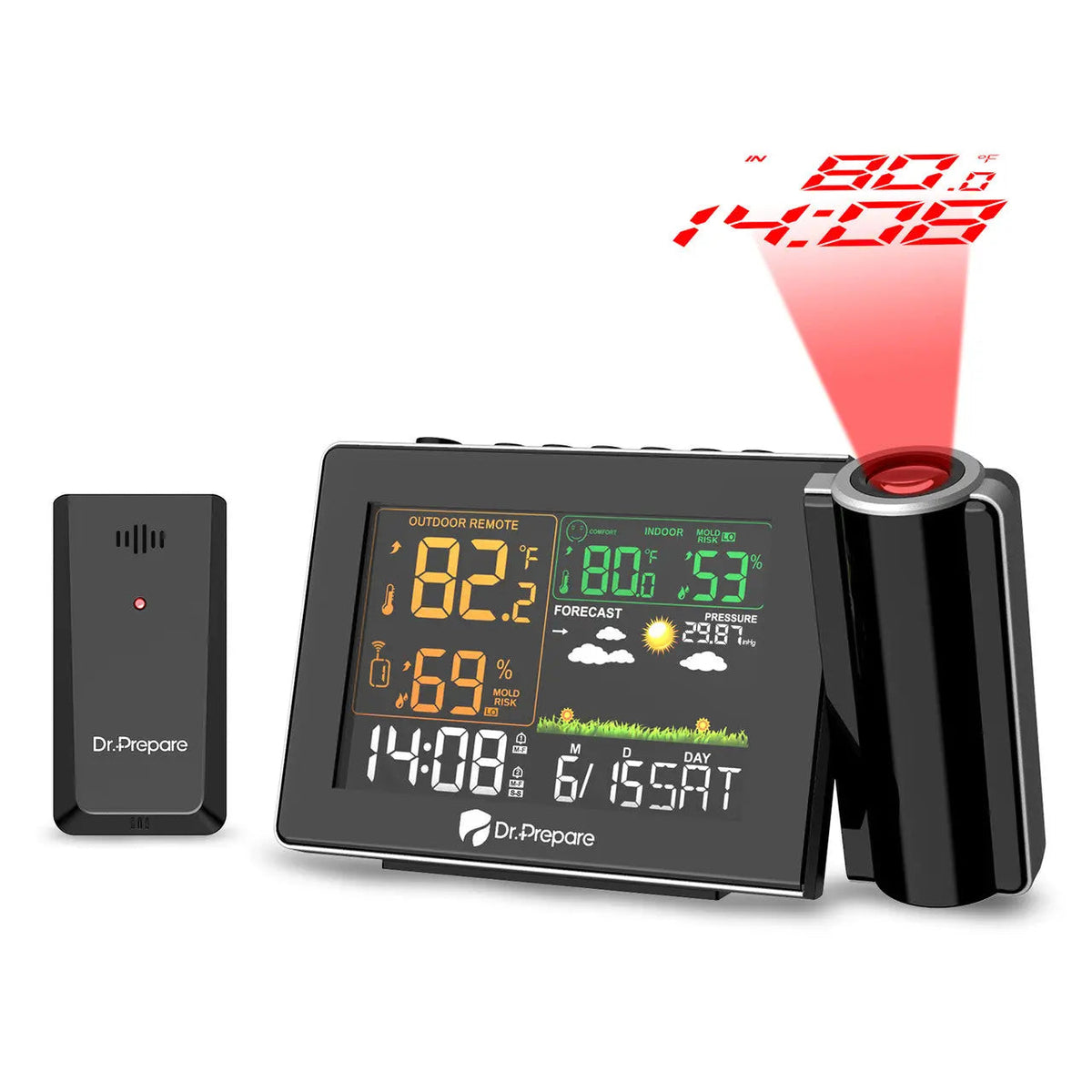Dr. Prepare Projection Alarm Clock 005