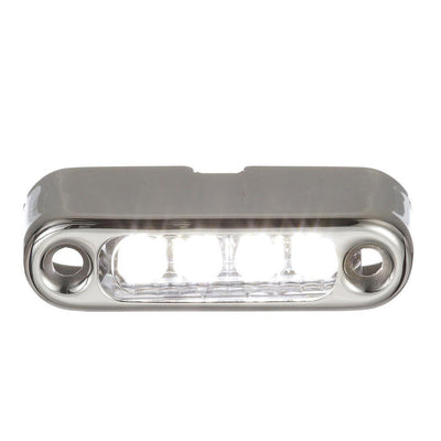 Attwood LED Micro Light with Steel Bezel & Vertical Mount