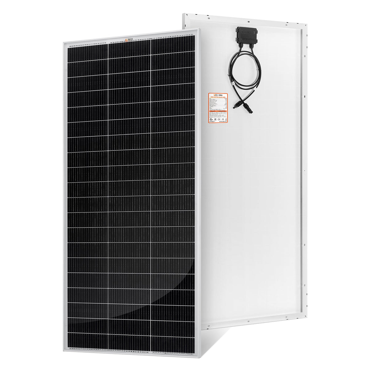 RICH SOLAR MEGA 200 MAX | 200 Watt 24 Volt Solar Panel | Premium 24V Off-Grid Solar Panel for RVs, Trailers, Cabins | 25-Year Output Warranty | UL Certified