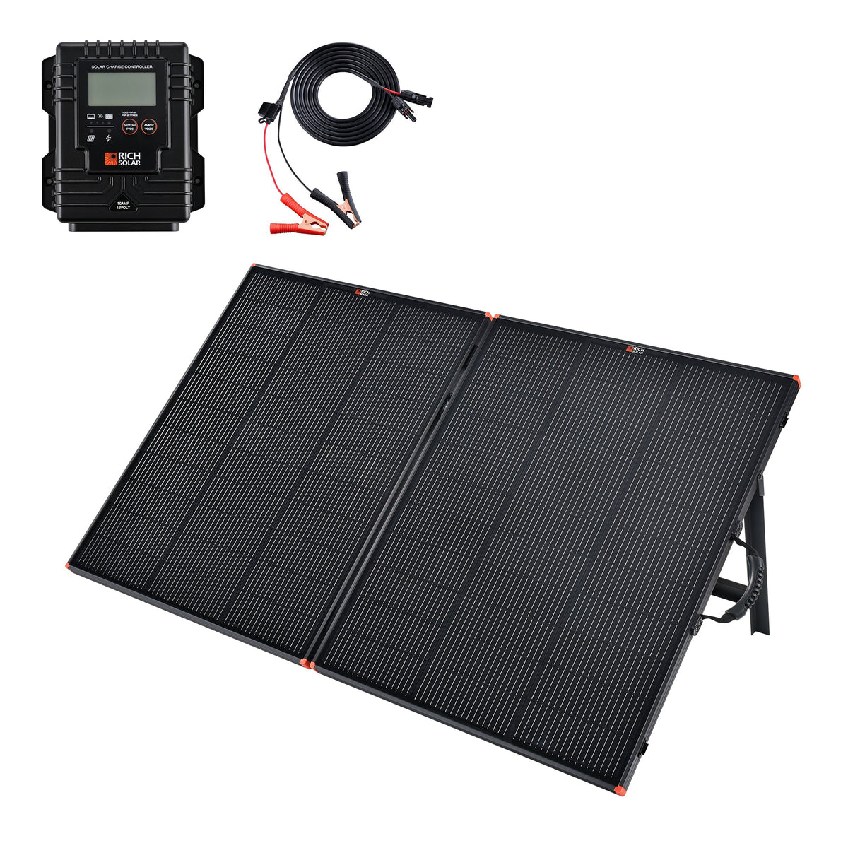 RICH SOLAR MEGA 200 Portable Briefcase Charging Kit