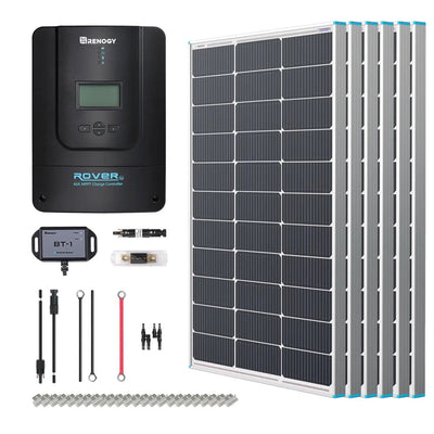 600W 12V Starter Solar Panel Kit