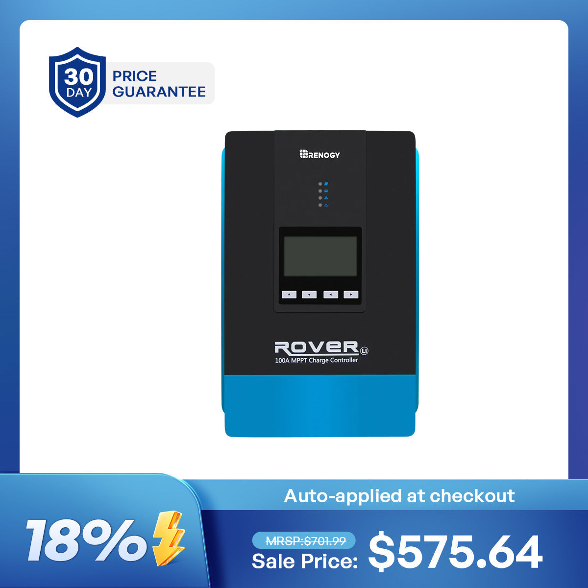 Rover 100 Amp MPPT Solar Charge Controller