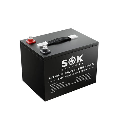 SOK 12V 100Ah LiFePO4 Battery with Bluetooth & Self-Heating | SK12V100H