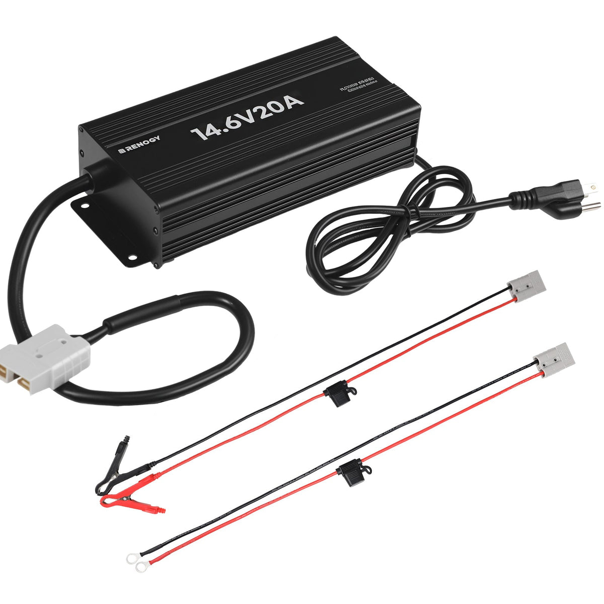 12V 20A/24V 10A AC-to-DC LFP Portable Battery Charger