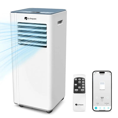Dr.Prepare 8000 BTU Smart WiFi Portable Air Conditioner