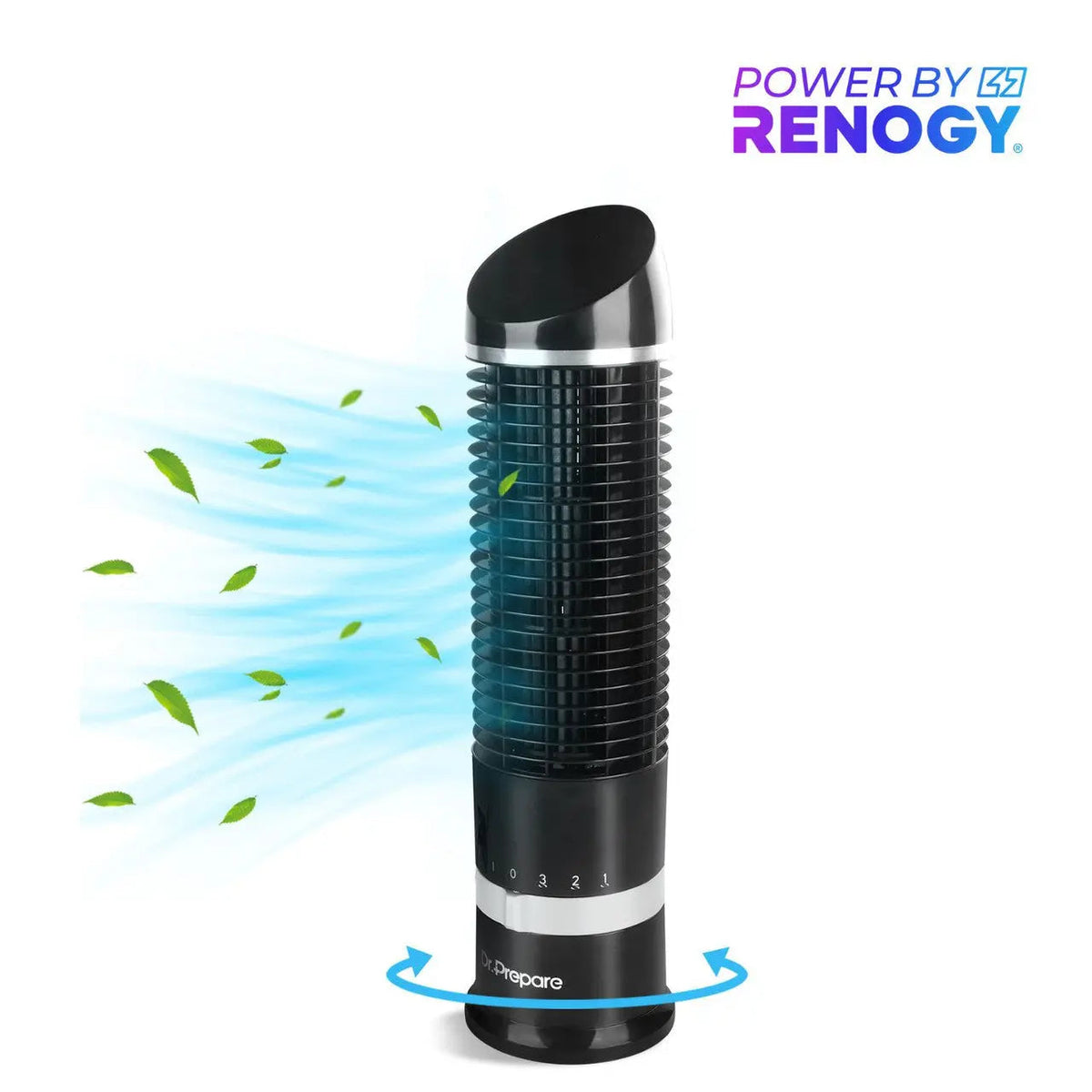 DR.PREPARE 16in Oscillating Tower Fan