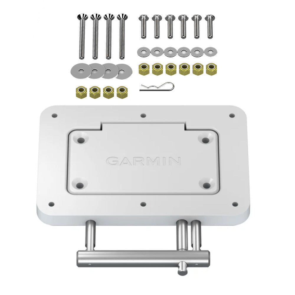 Garmin Quick Release Plate System - White — marine trolling motor accessories