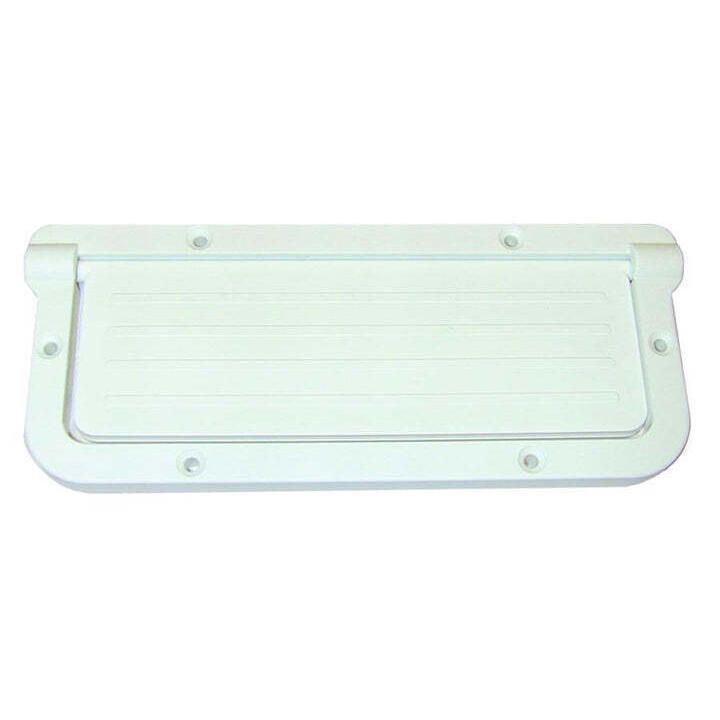 T-H Marine Supplies T-H Marine Large Rectangular Scupper - White — marine fittings
