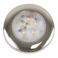 Scandvik B3 Downlight Surface Mount - Cool White - SS Trim - IP67 - 12/24V — marine dome/down lights