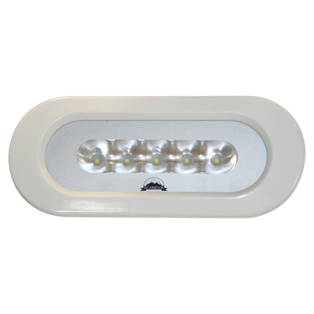 Scandvik Flush Mount Spreader Light - 10-30V - White — marine flood/spreader lights
