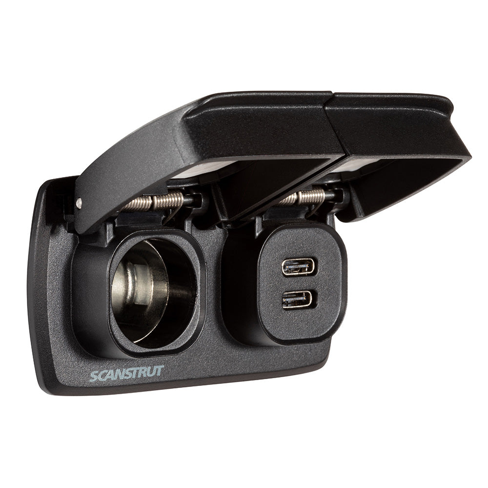 Scanstrut Flip Pro Multi - Dual USB-C & 12V Power Socket — marine accessories