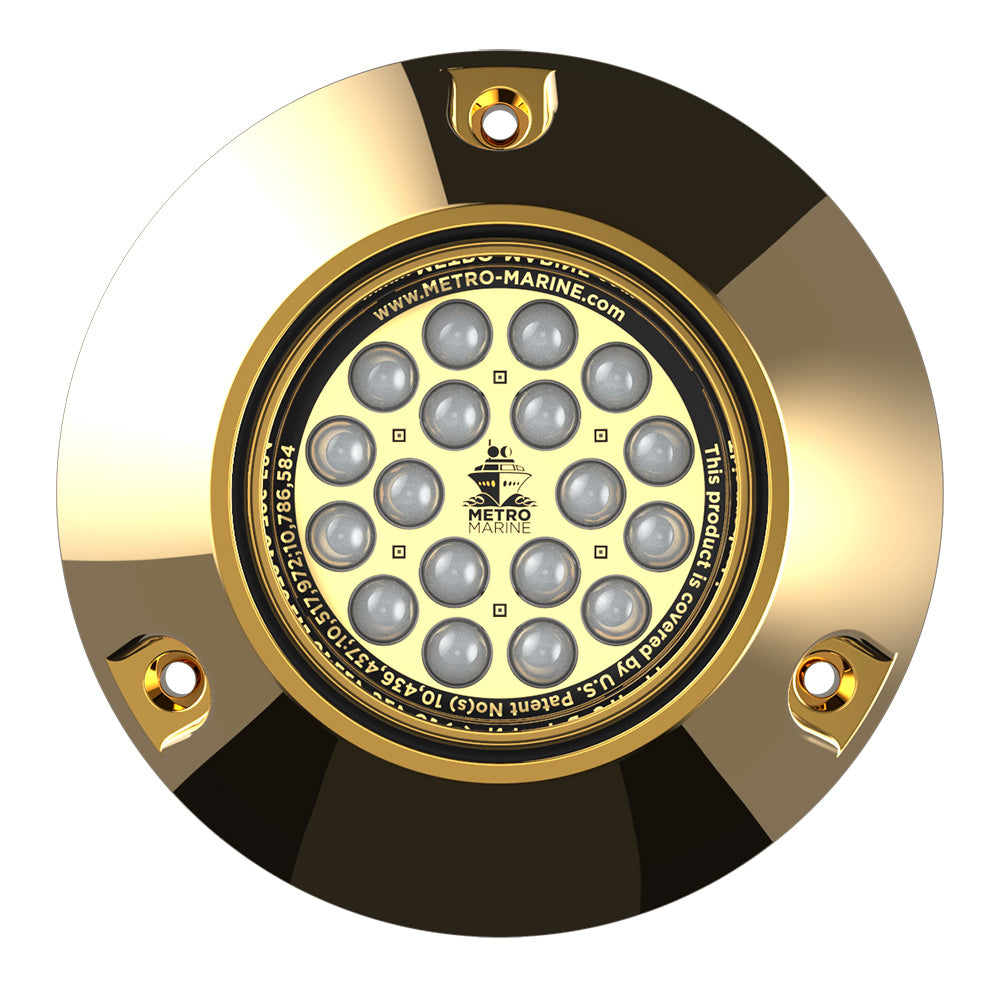 Metro Marine High-Output Submersible Underwater Light w/Intelligent Monochromatic LED's - Blue, 45° Beam — marine underwater lighting