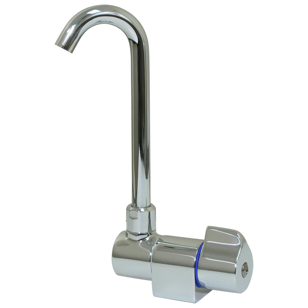 Scandvik Ceramic Family Tap w/Folding Spout - Chrome Finish — marine accessories
