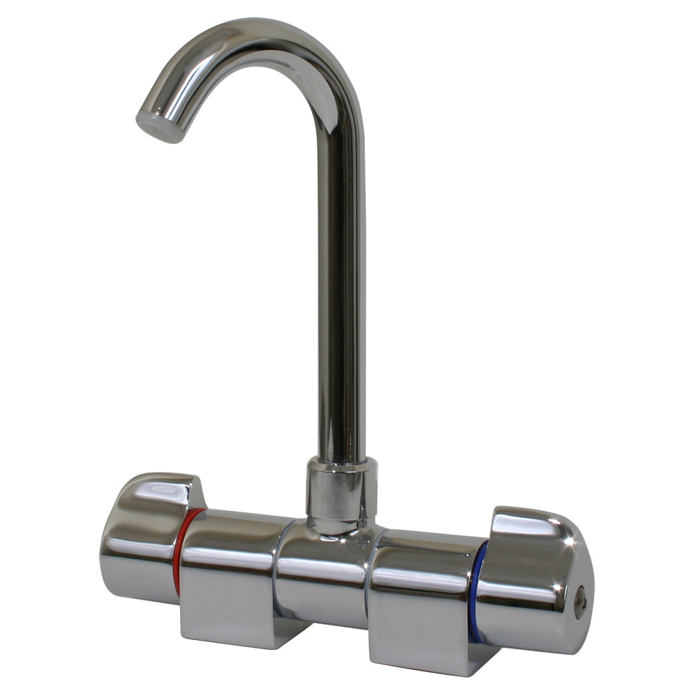 Scandvik Chrome Folding Spout Mixer — marine accessories