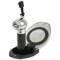 Scandvik Black & SS Recessed Transom Shower Handle/Hose - Vertical/Horizontal Mount - 6' Hose — marine accessories