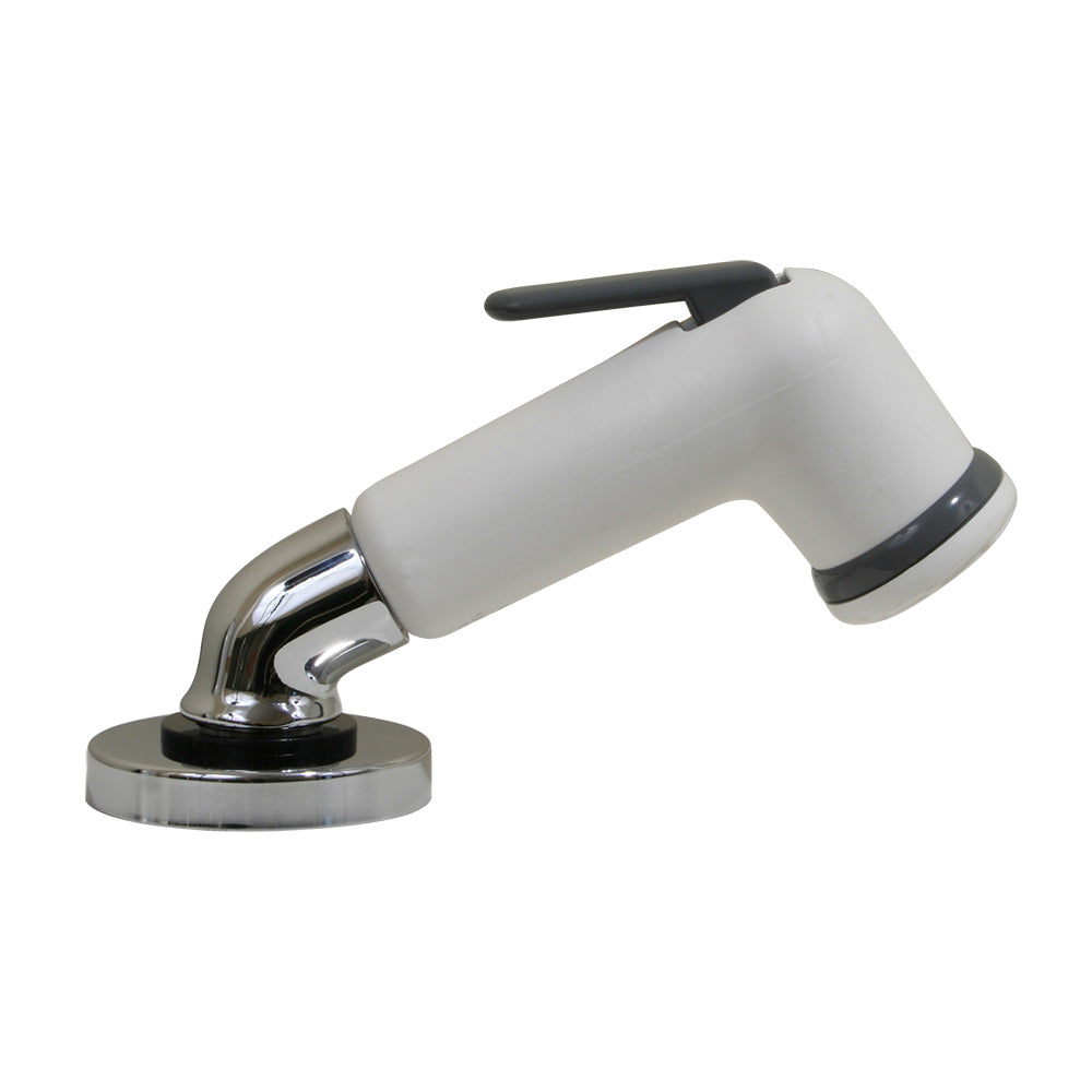 Scandvik Elbow Sprayer - Handle Pull Out - White w/6' Hose — marine accessories