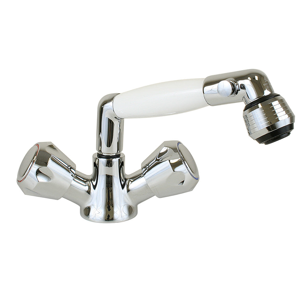Scandvik Combo Shower Sprayer - White — marine accessories