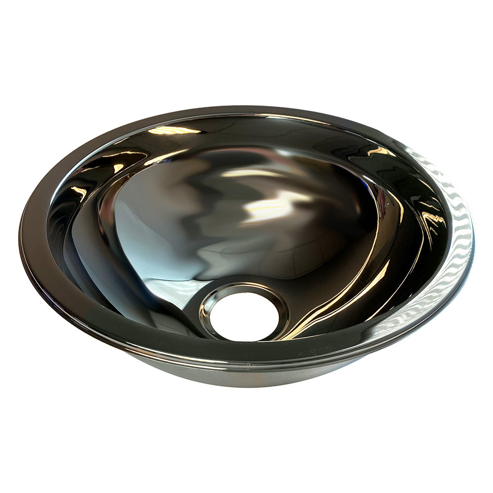 Scandvik SS Basin Sink - 11.5" x 5" - Mirror Finish — marine accessories