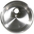 Scandvik SS Cylindrical Sink - (11-5/8" x 5") - Brushed Finish — marine accessories