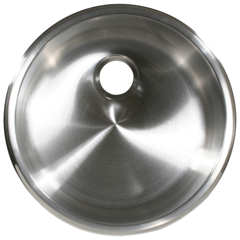 Scandvik SS Cylindrical Sink - (11-5/8" x 5") - Brushed Finish — marine accessories