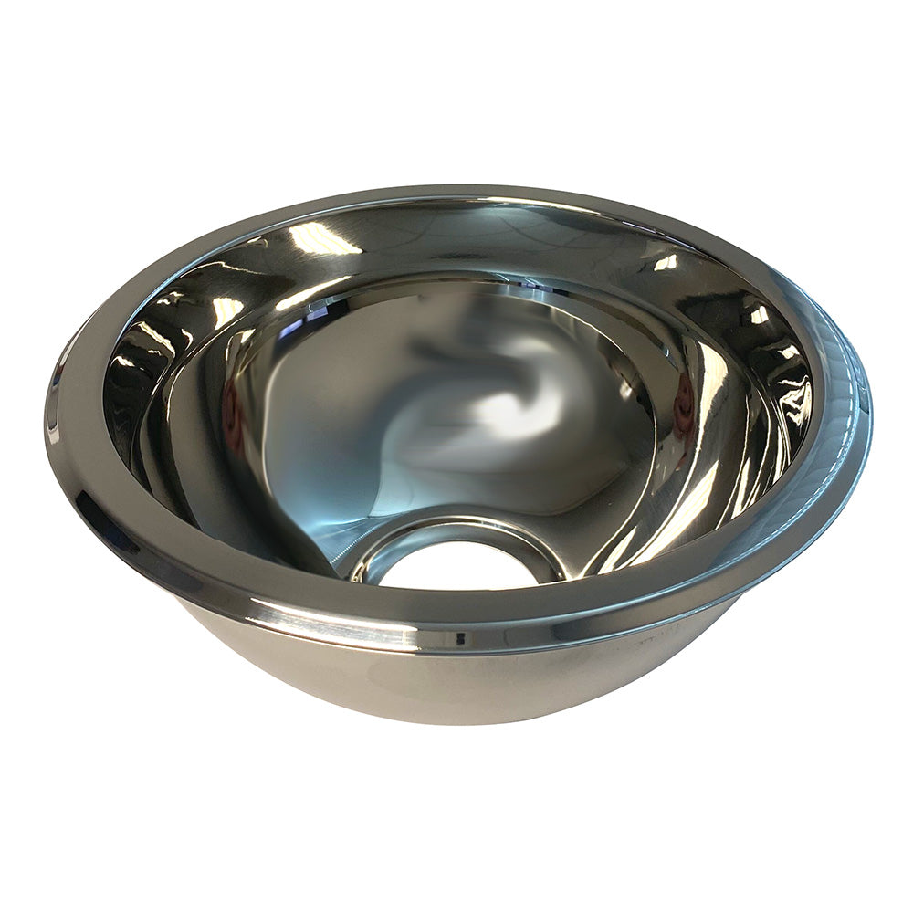 Scandvik SS Sink Basin - 9" x 4" - Mirror Finish — marine accessories