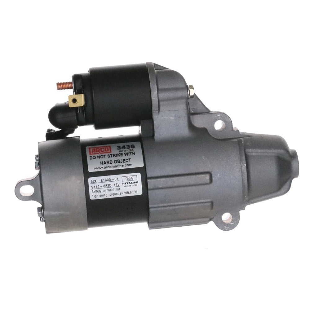 ARCO Marine Premium Replacement Outboard Starter f/Yamaha 200-300HP - 9 Tooth — marine starters