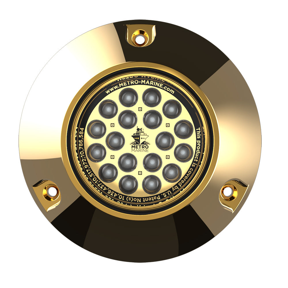 Metro Marine High-Output Submersible Underwater Light w/Intelligent Monochromatic LED's - Blue, 90° Beam — marine underwater lighting