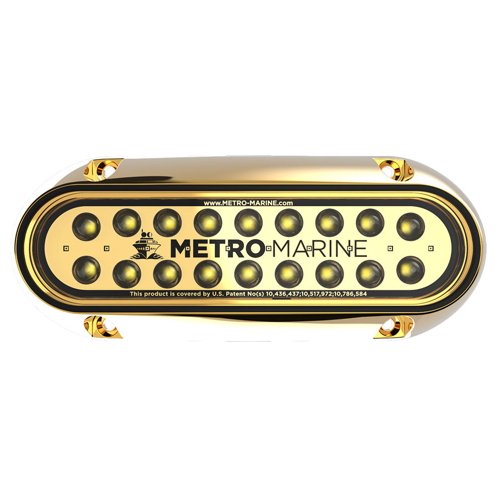 Metro Marine High-Output Elongated Underwater Light w/Intelligent Monochromatic LED's - White, 45° Beam — marine underwater lighting