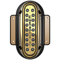 Metro Marine High-Output Vertical Surface Mount Light w/Intelligent Monochromatic LED's - Blue, 90° Beam — marine underwater lighting