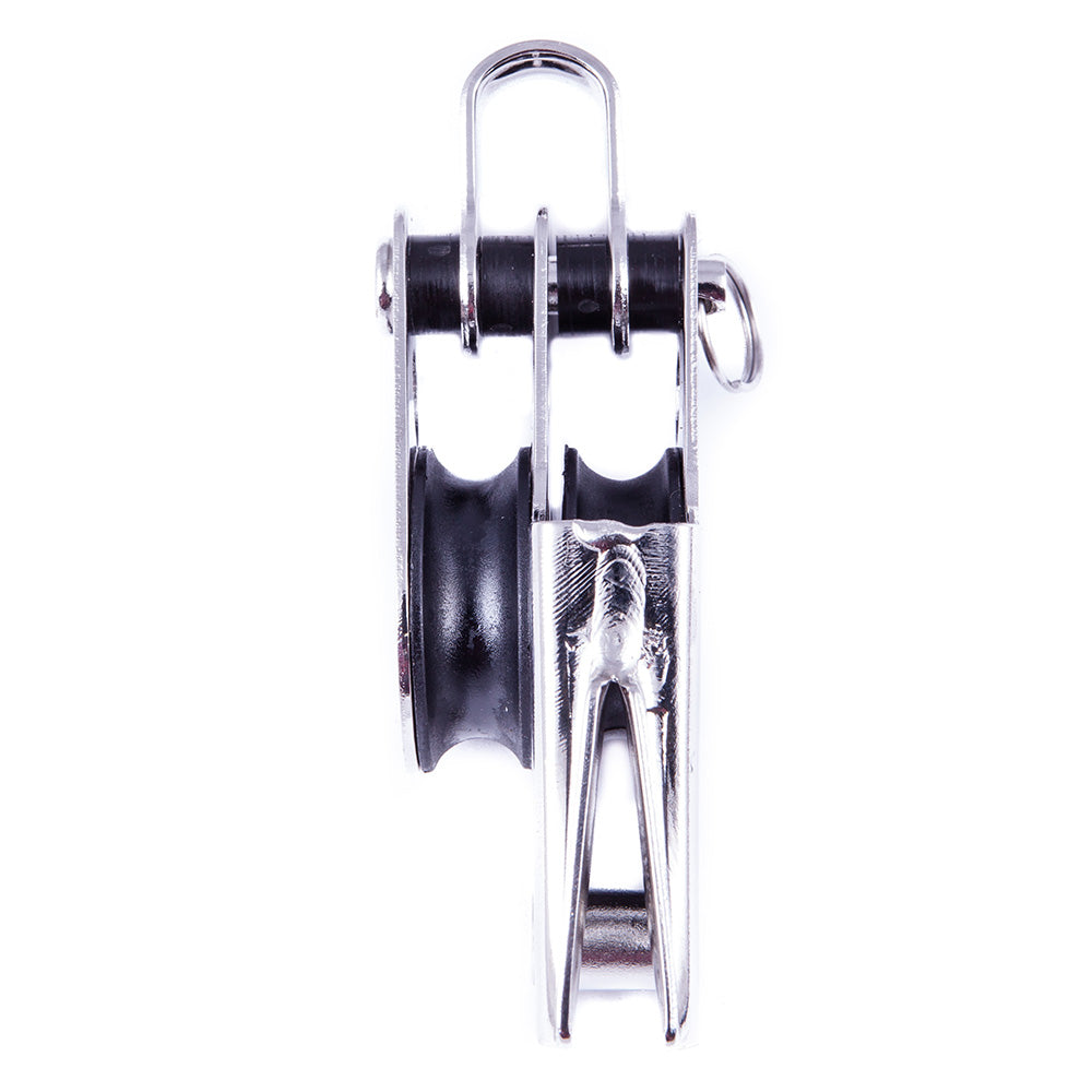 SeaSure 25mm Double Block w/V-Jam — marine blocks