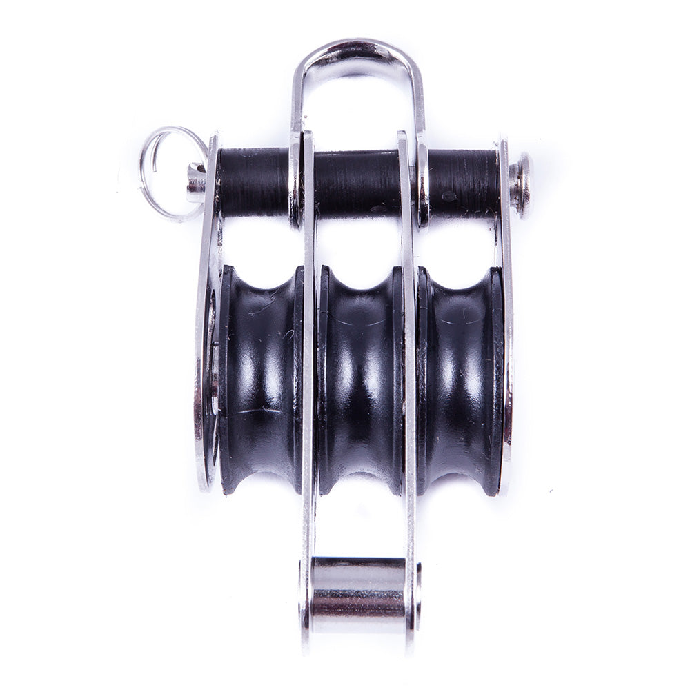 SeaSure 25mm Treble Block w/Center Becket — marine blocks
