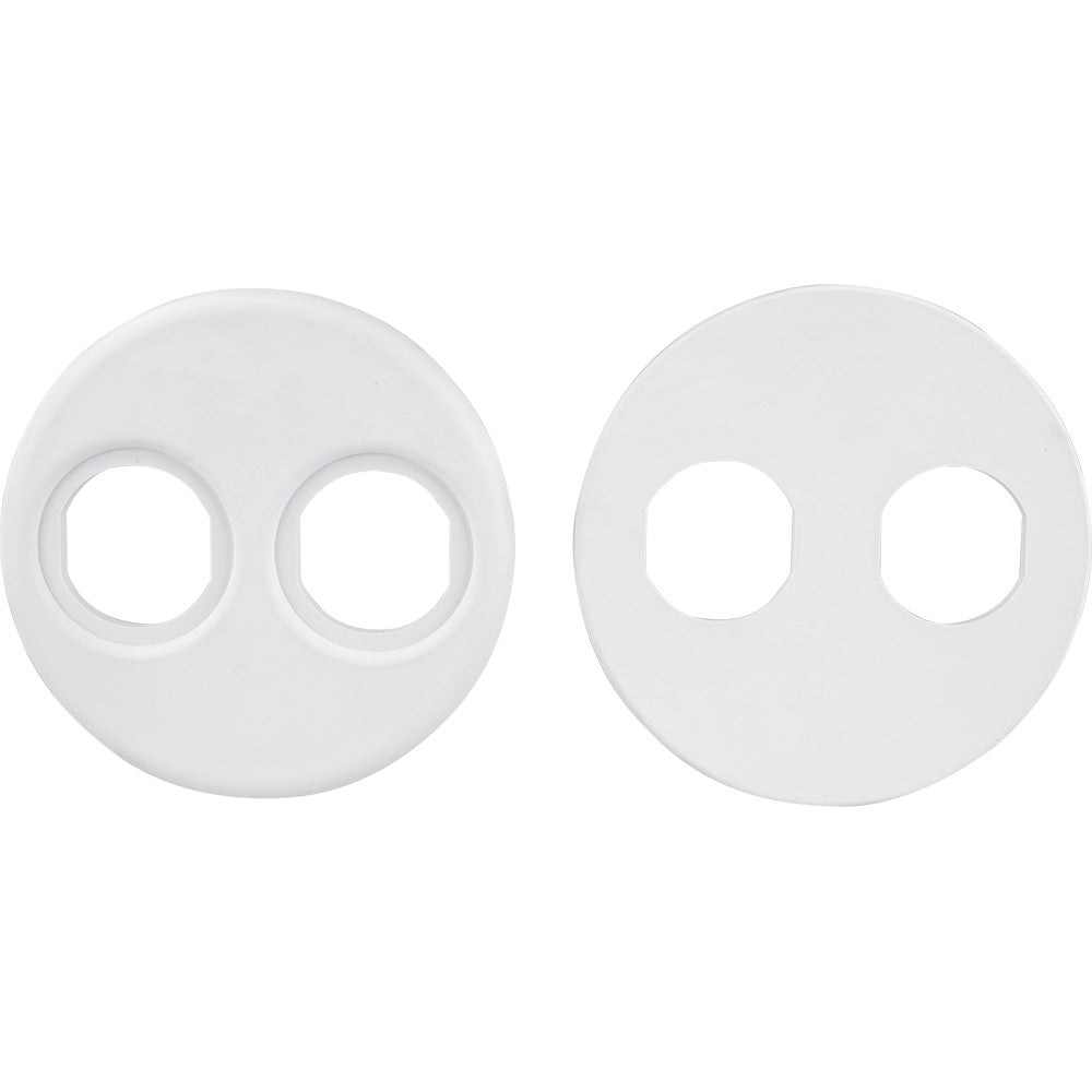 Sea-Dog 84470Sea-Dog 4" Gauge Power Socket Adapter Mounting Plate - White — marine accessories