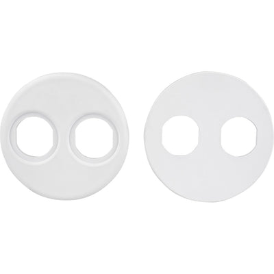 84470Sea-Dog 4" Gauge Power Socket Adapter Mounting Plate - White