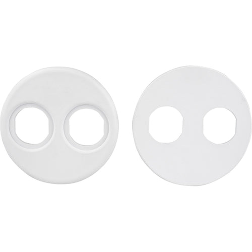 Sea-Dog 84470Sea-Dog 4" Gauge Power Socket Adapter Mounting Plate - White — marine accessories