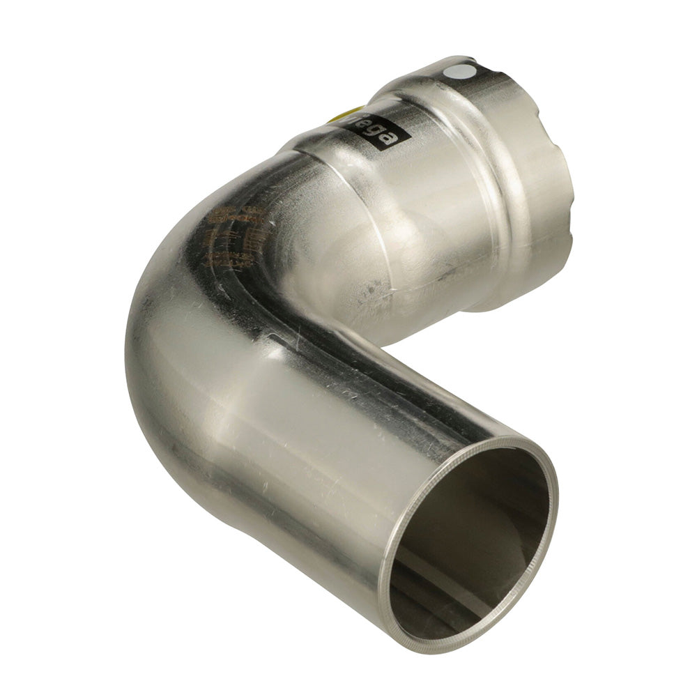 Viega MegaPress 316 FKM 1-1/2" 90 Degree Street Elbow — marine fittings