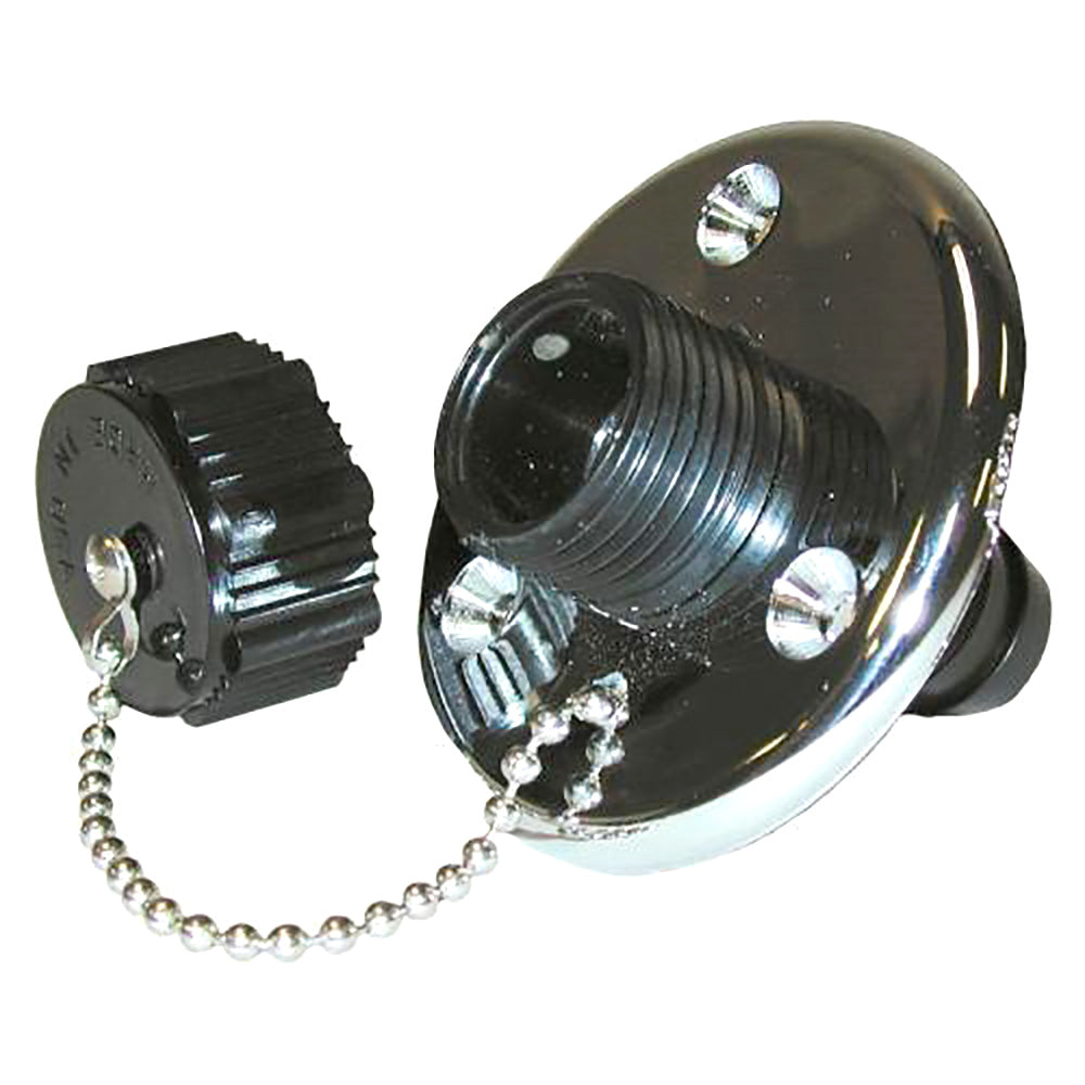 T-H Marine Supplies T-H Marine Washdown Valve w/Chrome Base — marine fittings