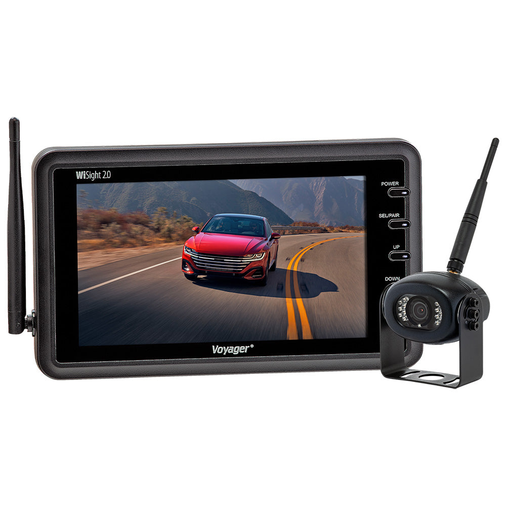 Voyager WiSight 2.0 - 7" Monitor w/Camera - Wireless — marine cameras & monitors