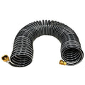 Trident Marine Coiled Wash Down Hose w/Brass Fittings - 15' — marine cleaning