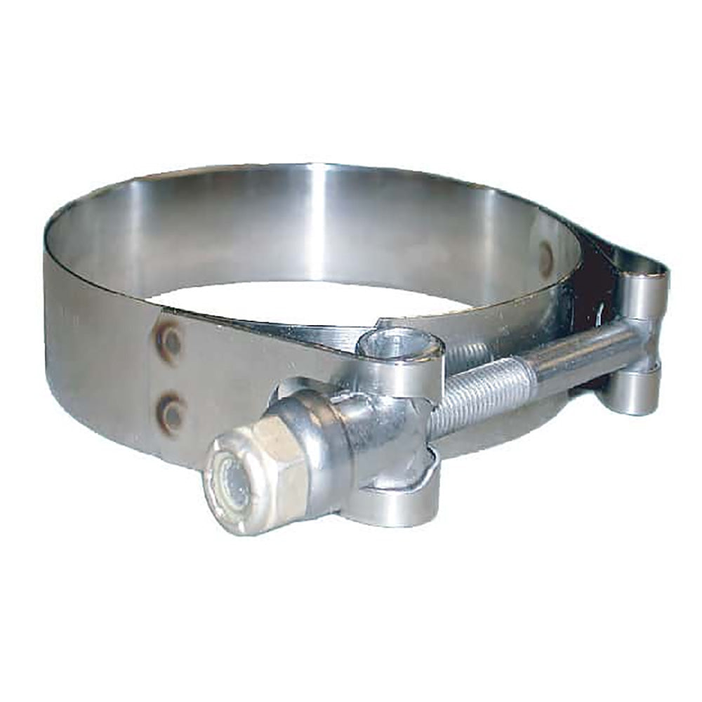 Trident Marine 316 SS T-Bolt Clamp - 3/4" Band - 6.30"-6.74" Range — marine accessories