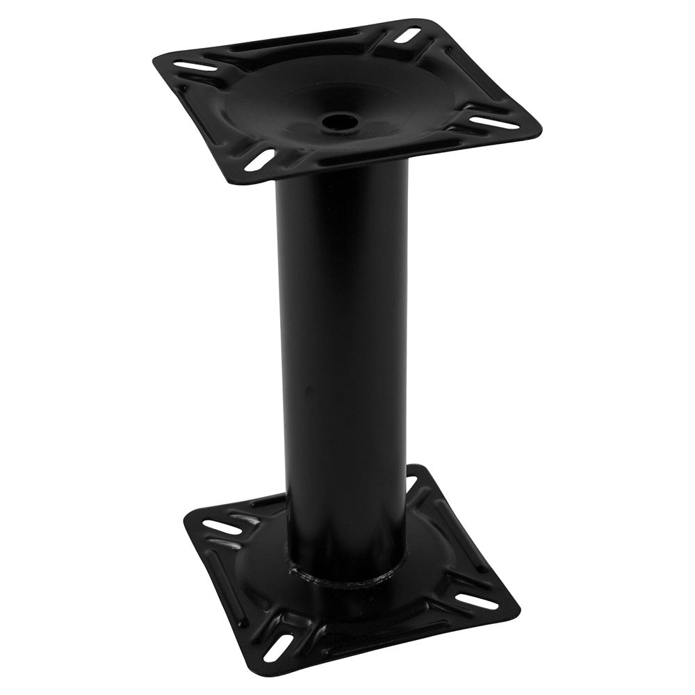 Wise Seats Wise 13" Steel Pedestal - Black — marine seating