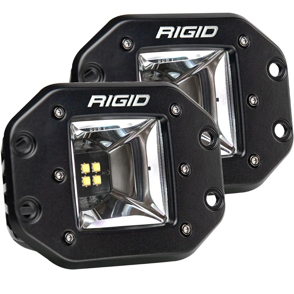 RIGID Industries Radiance Scene - RGBW - Flush Mount - Pair — marine pods & cubes