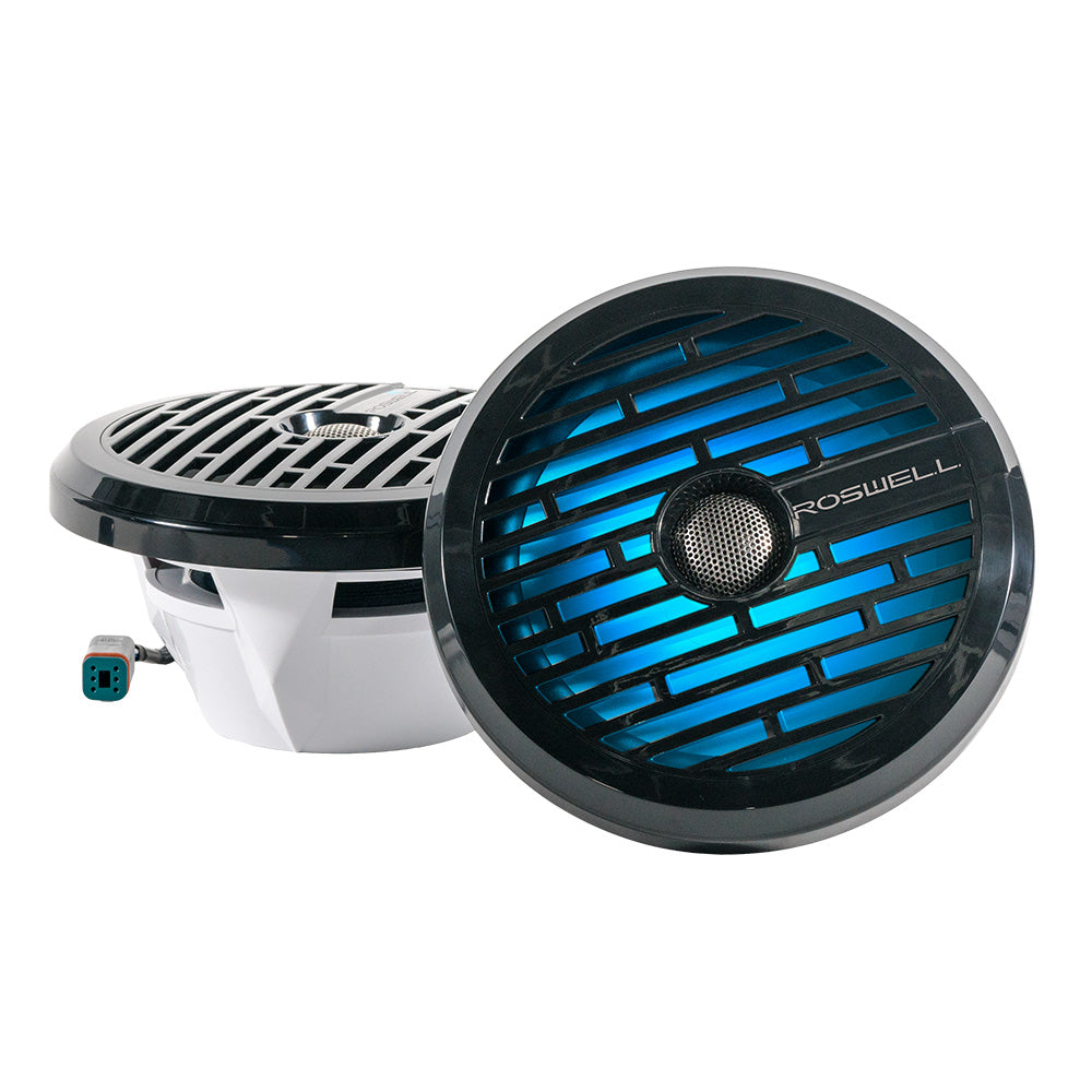 Roswell Marine Roswell R1 8” Marine Speakers - Black - 100W RMS & 200W Peak Power — marine speakers