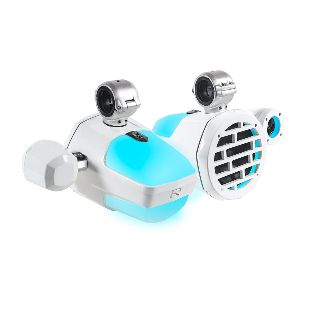 Roswell Marine Roswell R1 Pro Tower Speakers - White - 200W RMS & 400W Peak Power — marine speakers - tower/soundbars
