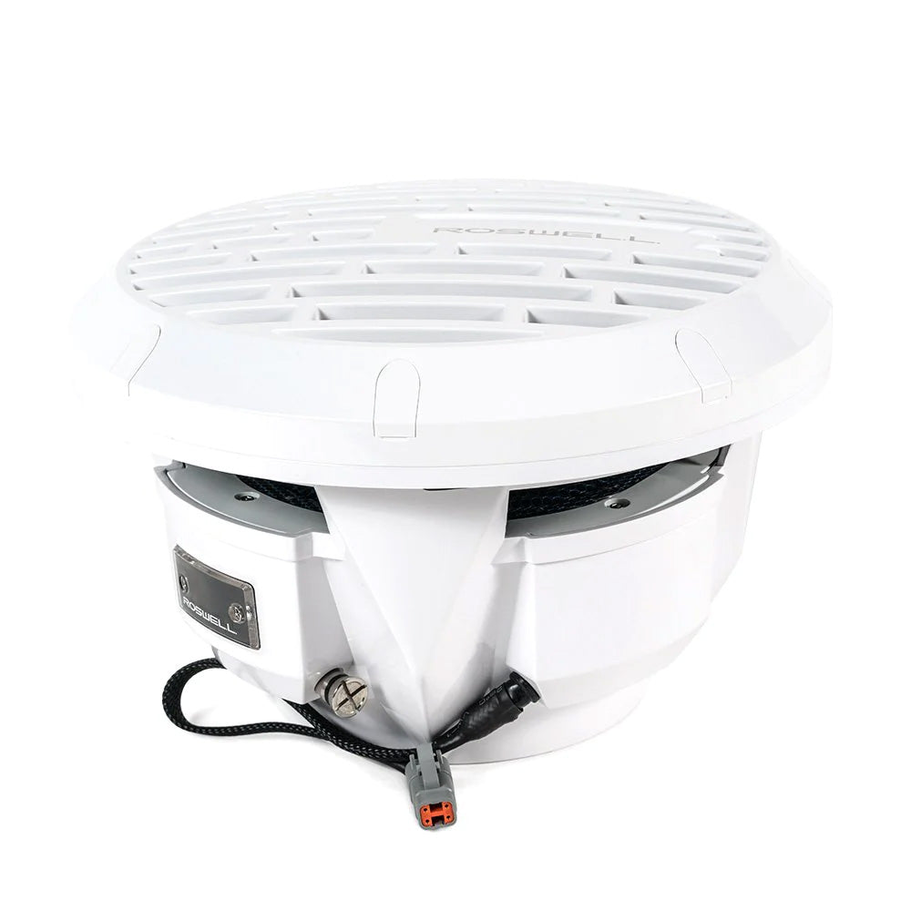 Roswell Marine Roswell R1 10" Subwoofer - White - 250W RMS & 500W Peak Power — marine subwoofers