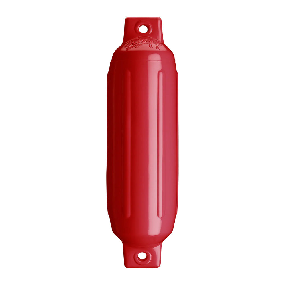 Polyform U.S. Polyform G-1 Twin Eye Fender 3.5" x 12.8" - Classic Red — marine fenders