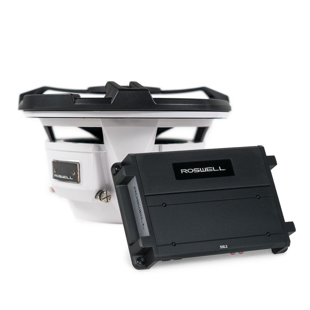 Roswell Marine Roswell RMA 10" Subwoofer Package - Black — marine subwoofers